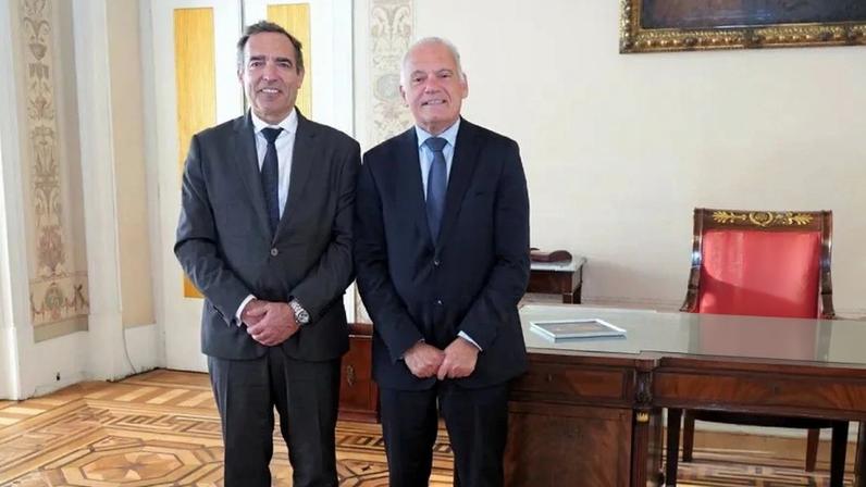 Reinaldo Teixeira com Amadeu Guerra, Procurador-Geral da República