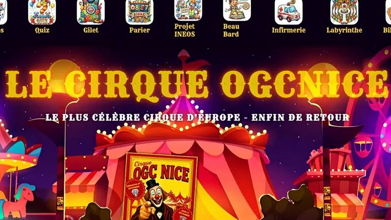 Site 'Le cirque OGC Nice' foi criado recentemente