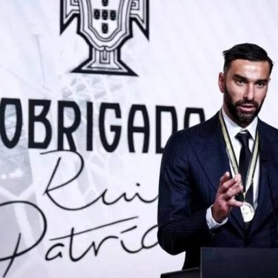 Rui Patrício homenageado na Cidade do Futebol com mensagem de superação