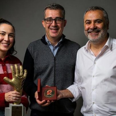 Luís Conceição e Ana Catarina recebem Record de Ouro