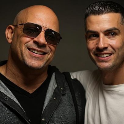 Cristiano Ronaldo e Vin Diesel: anúncio nas redes sobre Velocidade Furiosa