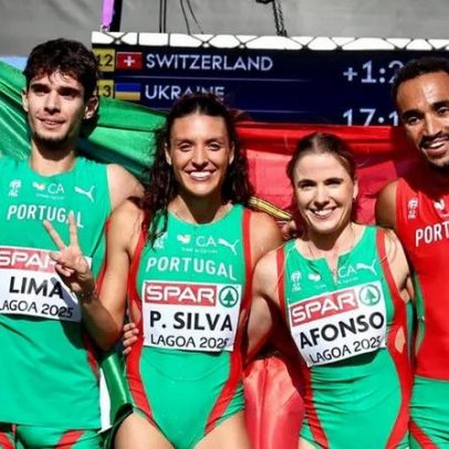 Portugal é vice-campeão europeu nas estafetas mistas de crosse