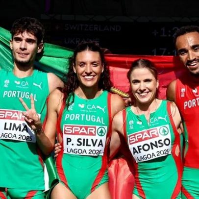 Portugal é vice-campeão europeu nas estafetas mistas de crosse