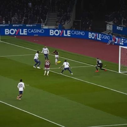 Mateus Fernandes marca aos 30 segundos frente ao Aston Villa