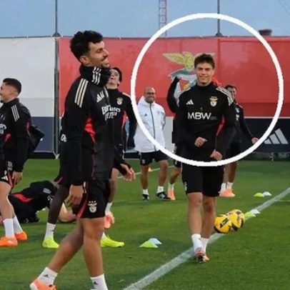 Vakulyuk foi a principal surpresa no último treino do Benfica antes do Farense