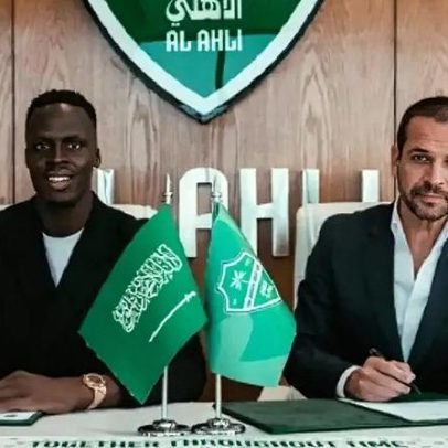 Mendy renova com o Al Ahli ao lado de Rui Pedro Braz