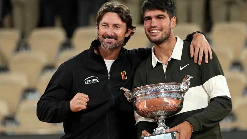 Juan Carlos Ferrero e Carlos Alcaraz trabalharam juntos mais de sete anos