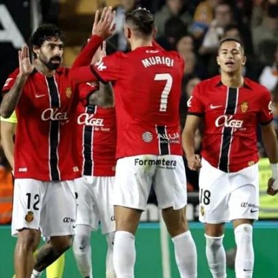 Samu Costa marca no empate do Maiorca com o Valência