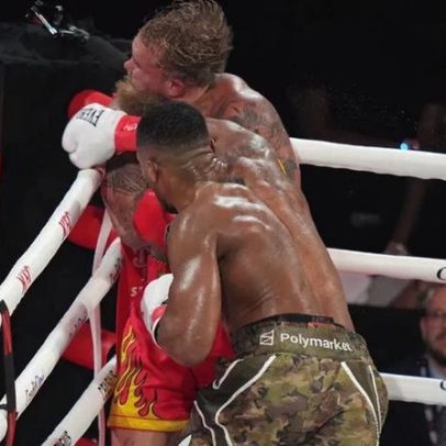 Nocaute brutal de Anthony Joshua deixa Jake Paul com o maxilar partido