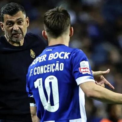 Sérgio Conceição aconselha o filho Francisco a beber água quando tem fome
