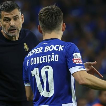 Sérgio Conceição aconselha o filho Francisco: se tiver fome bebe água