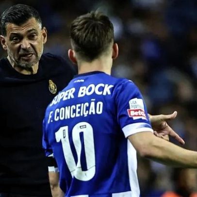Sérgio Conceição aconselha o filho Francisco: se tiver fome, bebe água