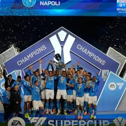 Nápoles vence Bolonha com bis de Neres e conquista a Supertaça de Itália