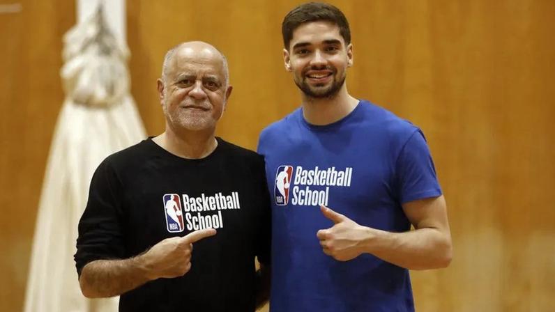 Rafael Lisboa esteve com Carlos Barroca na NBA School