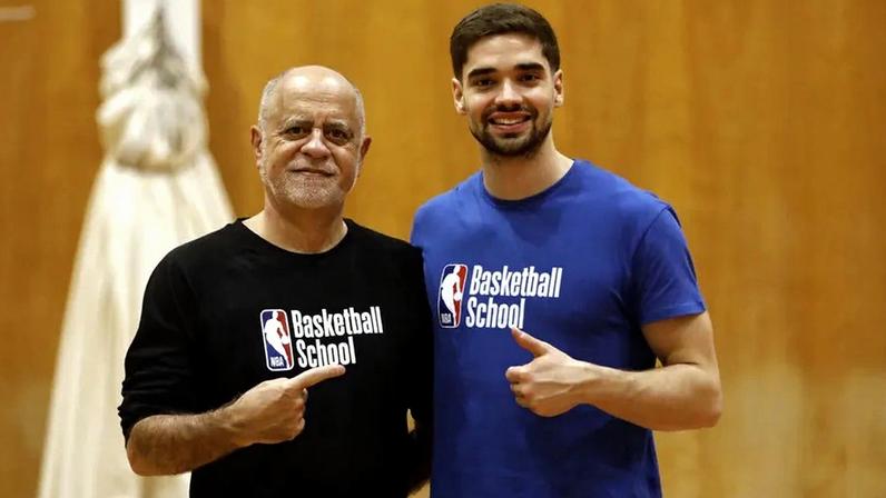 Rafael Lisboa esteve com Carlos Barroca na NBA School
