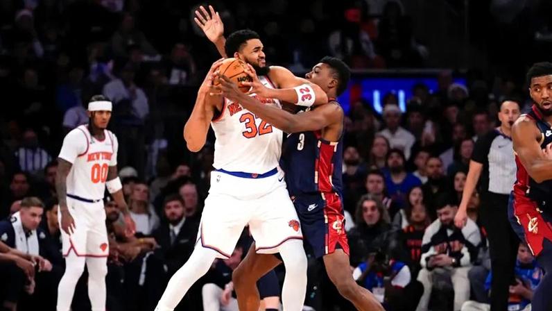 Knicks vencem Cavaliers em Nova Iorque num jogo emotivo