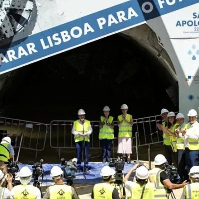 Máquina que abriu túneis em Lisboa ficará soterrada com custo de 2 milhões