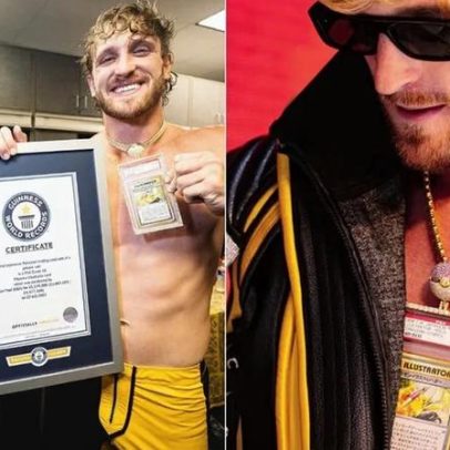 Logan Paul vende carta de Pokémon que rendeu recorde Guinness até 21 milhões€