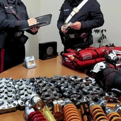 Polícia italiana prende eletricista por roubo de bens da Ducati de 200 mil euros