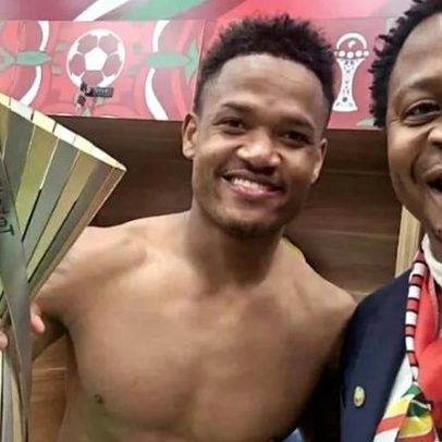Paíto felicita Geny Catamo pelo homem do jogo no Gabão-Moçambique