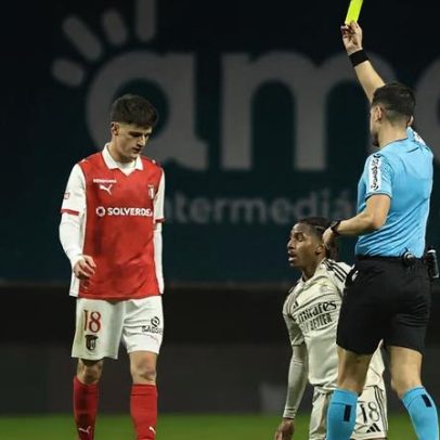 Sp. Braga critica três lances de arbitragem, diz diretor de comunicação