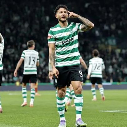 Suárez faz hat-trick pela primeira vez pelo Sporting