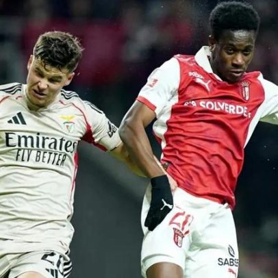 Interrogatório Sp. Braga-Benfica: ala vira lateral, lateral vira extremo