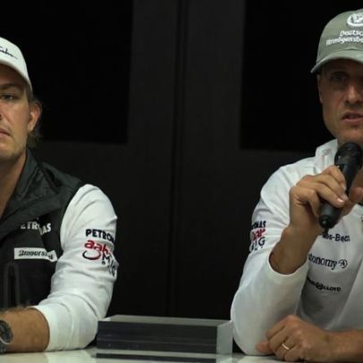 Rosberg recorda início hilário de Schumacher e a pressa para urinar