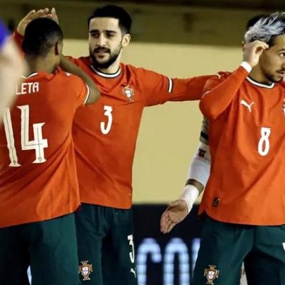 Seleção de futsal encerra preparação para a Euro 2026 frente à Bósnia