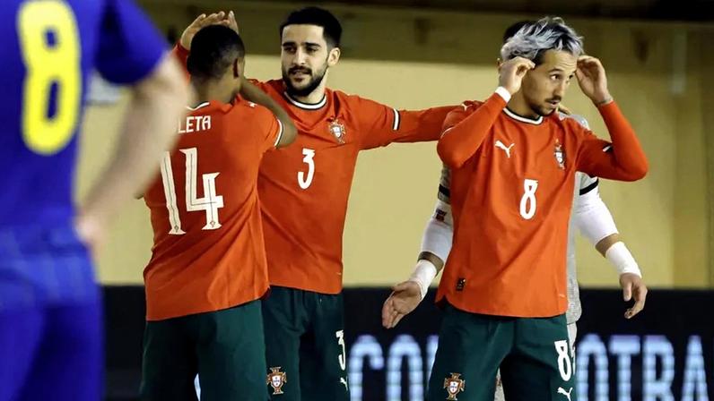 Seleção Nacional de futsal fecha preparação para Euro'2026 com particulares frente à Bósnia