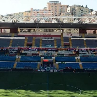 Génova e Sampdoria em crise numa cidade que perdeu o brilho