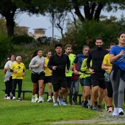 Último treino da São Silvestre El Corte Inglés marcado por enchente em Lisboa