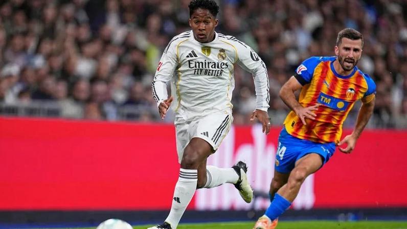 Esta época, Endrick jogou apenas 11 minutos frente ao Valencia, a 1 de novembro