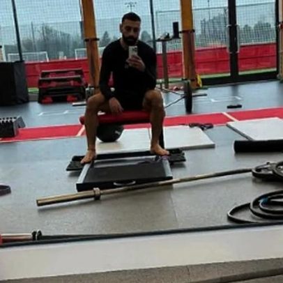 Salah publica foto no ginásio do Liverpool que diz tudo
