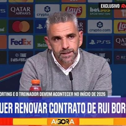 Sporting procura renovar contrato com Rui Borges
