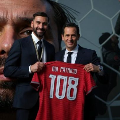 Imagens da homenagem a Rui Patrício na Cidade do Futebol