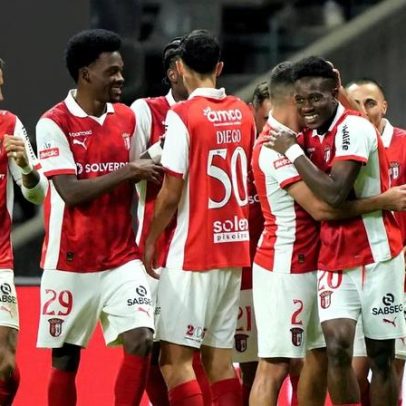Braga goleia Arouca fora de casa
