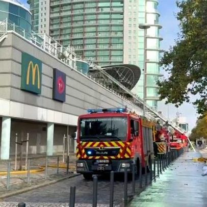Incêndio em conduta de extração atinge Centro Comercial Vasco da Gama