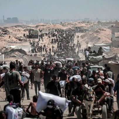 Cerca de 750 mil deslocados palestinianos em risco devido a inundações