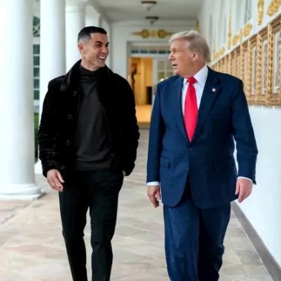Louis Saha surpreendido com visita de Cristiano Ronaldo a Donald Trump