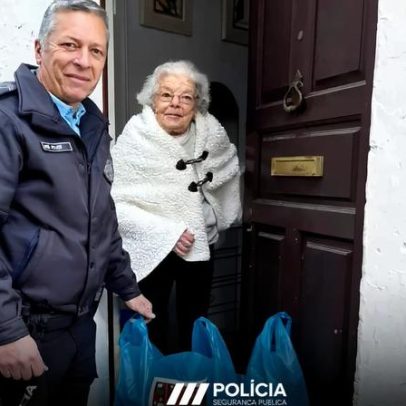 PSP de Portalegre entrega cabazes a idosos em ação solidária