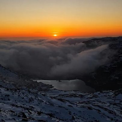 Neve regressa amanhã ao maciço central da Serra da Estrela