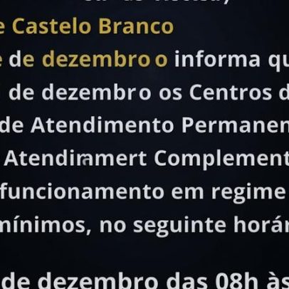 Centros de Saúde funcionam com serviços mínimos sem SAP
