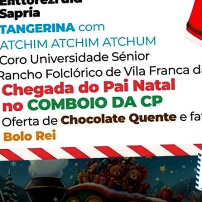 Beira Alta recebe Pai Natal com chegada de comboio a Celorico da Beira às 17h