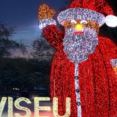 Iluminação de Natal em Viseu abre 33 dias de programação no Rossio
