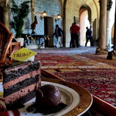 Bolo de chocolate em sete camadas ligado ao nome do Presidente dos EUA