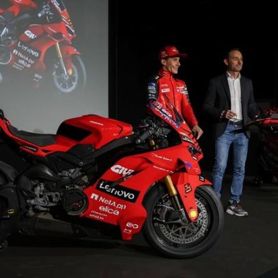 Ducati apresenta a nova moto para o Mundial MotoGP 2026