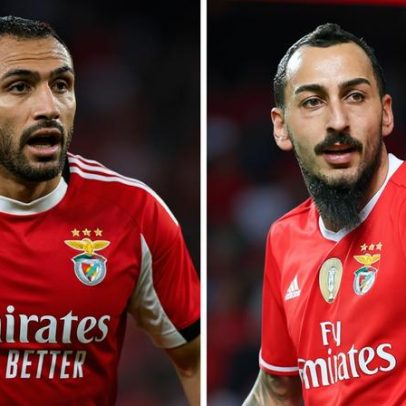 Gémeos gregos do Benfica, com diferenças entre eles