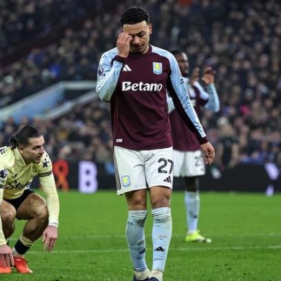 Aston Villa falha oportunidade de ouro para ultrapassar o Manchester City