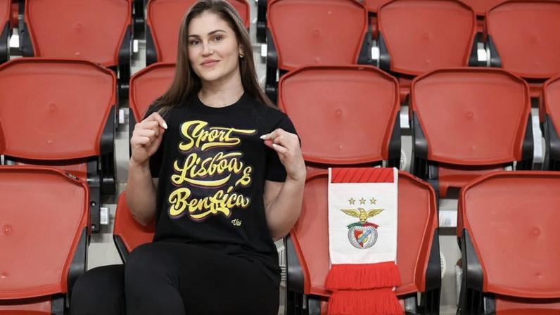 Fran Richter, 28 anos, vai usar a camisola n.º 2 das campeãs nacionais. Foto Benfica